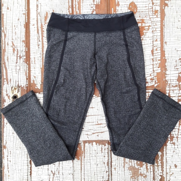 lululemon athletica Pants - Lululemon forme pant in black herringbone 8